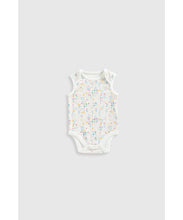 Load image into Gallery viewer, Mothercare Wild Flower Sleeveless Bodysuits - 5 Pack