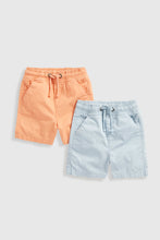 Load image into Gallery viewer, Mothercare Cotton Shorts - 2 Pack