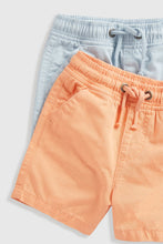 Load image into Gallery viewer, Mothercare Cotton Shorts - 2 Pack