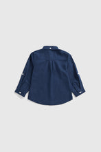 Load image into Gallery viewer, Mothercare Navy Oxford Shirt