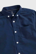 Load image into Gallery viewer, Mothercare Navy Oxford Shirt