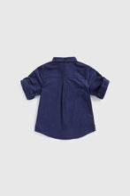 Load image into Gallery viewer, Mothercare Navy Oxford Shirt