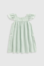 Load image into Gallery viewer, Mothercare Green Gauze Dress