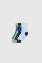 Load image into Gallery viewer, Mothercare Dinosaur Slip-Resist Socks - 3 Pack