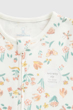 Load image into Gallery viewer, Mothercare Floral Garden Zip-Up Baby Sleepsuits - 2 Pack