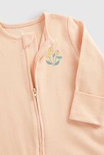 Load image into Gallery viewer, Mothercare Floral Garden Zip-Up Baby Sleepsuits - 2 Pack