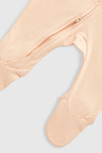 Load image into Gallery viewer, Mothercare Floral Garden Zip-Up Baby Sleepsuits - 2 Pack