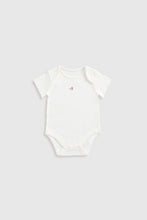 Load image into Gallery viewer, Mothercare Ditsy Short-Sleeved Bodysuits - 5 Pack