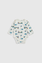 Load image into Gallery viewer, Mothercare Animal Transport Long Sleeved Bodysuits - 5 Pack