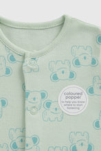 Load image into Gallery viewer, Mothercare Safari Baby Sleepsuits - 3 Pack