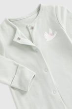Load image into Gallery viewer, Mothercare Swan Baby Sleepsuits - 3 Pack