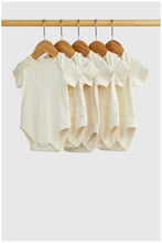 Load image into Gallery viewer, Mothercare Woodland Short-Sleeved Bodysuits - 5 Pack