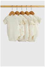 Load image into Gallery viewer, Mothercare Woodland Short-Sleeved Bodysuits - 5 Pack