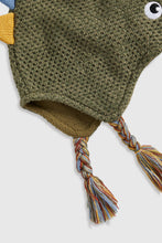 Load image into Gallery viewer, Mothercare Green Dinosaur Trapper Hat