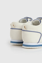 Load image into Gallery viewer, Mothercare Blue and White First Walker Trainers