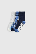 Load image into Gallery viewer, Mothercare Football Slip-Resist Socks - 3 Pack