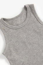 Load image into Gallery viewer, Mothercare Blue Marl Vests - 5 Pack