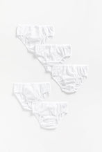 Load image into Gallery viewer, Mothercare White Briefs - 5 Pack