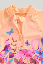 Load image into Gallery viewer, Mothercare Tropical Sunsafe UPF50+ Rash Vest and Bikini Bottom Set