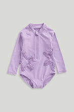 Load image into Gallery viewer, Mothercare Lilac Sunsafe UPF50+ Swimsuit