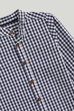 Load image into Gallery viewer, Mothercare Gingham Grandad Shirt