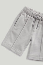 Load image into Gallery viewer, Mothercare Grey Pleated Jersey Shorts