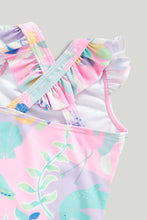 Load image into Gallery viewer, Mothercare Pink Cross-Back Swimsuit
