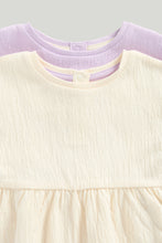 Load image into Gallery viewer, Mothercare Crinkle T-Shirts - 2 Pack