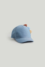 Load image into Gallery viewer, Mothercare Chambray Dinosaur Cap