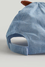 Load image into Gallery viewer, Mothercare Chambray Dinosaur Cap