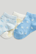 Load image into Gallery viewer, Mothercare Floral Trainer Socks - 5 packs