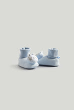 Load image into Gallery viewer, Mothercare Sloth Rattle Sock-Top Booties