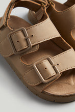 Load image into Gallery viewer, Mothercare Brown Buckled Sandals