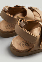 Load image into Gallery viewer, Mothercare Brown Buckled Sandals