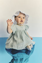 Load image into Gallery viewer, Mothercare Green Woven Dress and Knickers