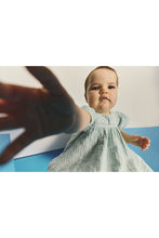 Load image into Gallery viewer, Mothercare Green Woven Dress and Knickers