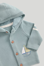 Load image into Gallery viewer, Mothercare Boat Hooded Cardigan
