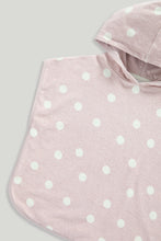 Load image into Gallery viewer, Mothercare Spotty Towelling Poncho