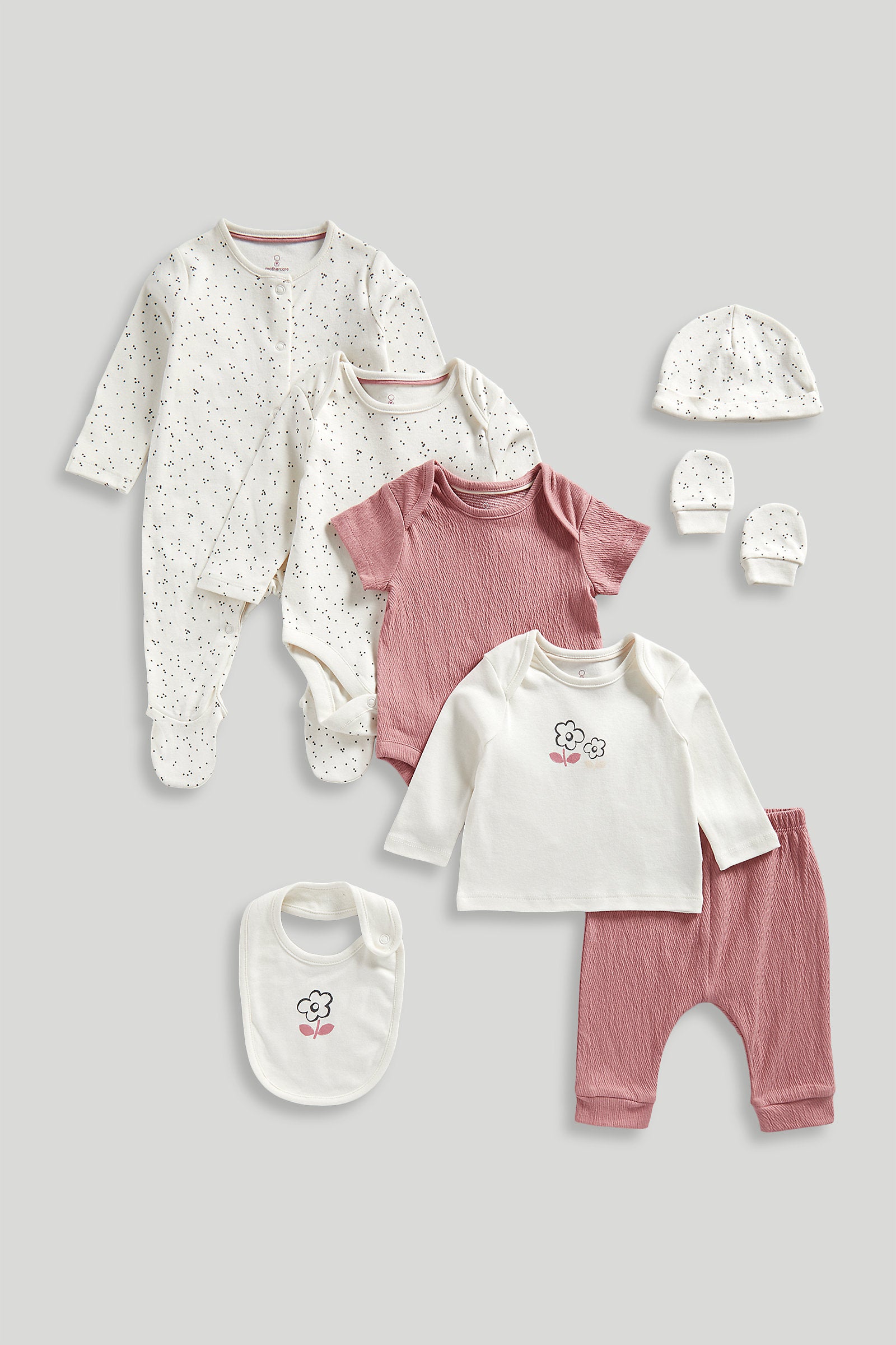 Mothercare 3 Pack My First All-in-Ones