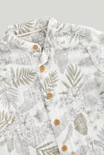 Load image into Gallery viewer, Mothercare Grandad Shirt and Shorts Set