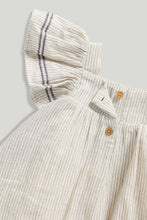 Load image into Gallery viewer, Mothercare Striped Occasion Dress and Knickers
