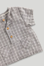 Load image into Gallery viewer, Mothercare Checked Top and Shorts Set