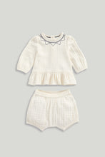 Load image into Gallery viewer, Mothercare Muslin Top and Shorts Set