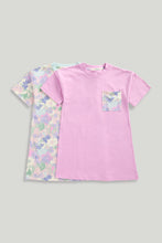 Load image into Gallery viewer, Mothercare Floral Nightdresses- 2 Pack