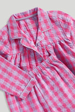 Load image into Gallery viewer, Mothercare Pink Check Woven Pyjamas
