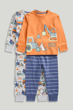 Load image into Gallery viewer, Mothercare Digger Pyjamas - 2 Pack