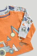 Load image into Gallery viewer, Mothercare Digger Pyjamas - 2 Pack