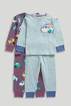 Load image into Gallery viewer, Mothercare Car Pyjamas - 2 Pack