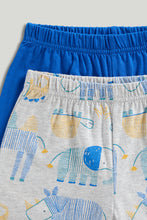 Load image into Gallery viewer, Mothercare Safari Animal Short Pyjamas - 2 Pack