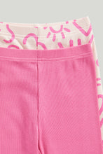 Load image into Gallery viewer, Mothercare Scribble Ribbed Pyjamas - 2 Pack